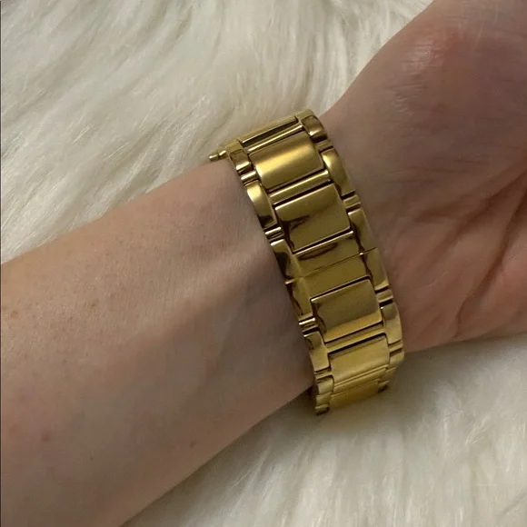 Kate Spade New York Gramercy Grand Gold-Tone Watch with Crystal Accents - Picture 7 of 15